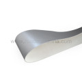 Alto Visible plata reflectante PVC de cuero con tejido forro para los zapatos